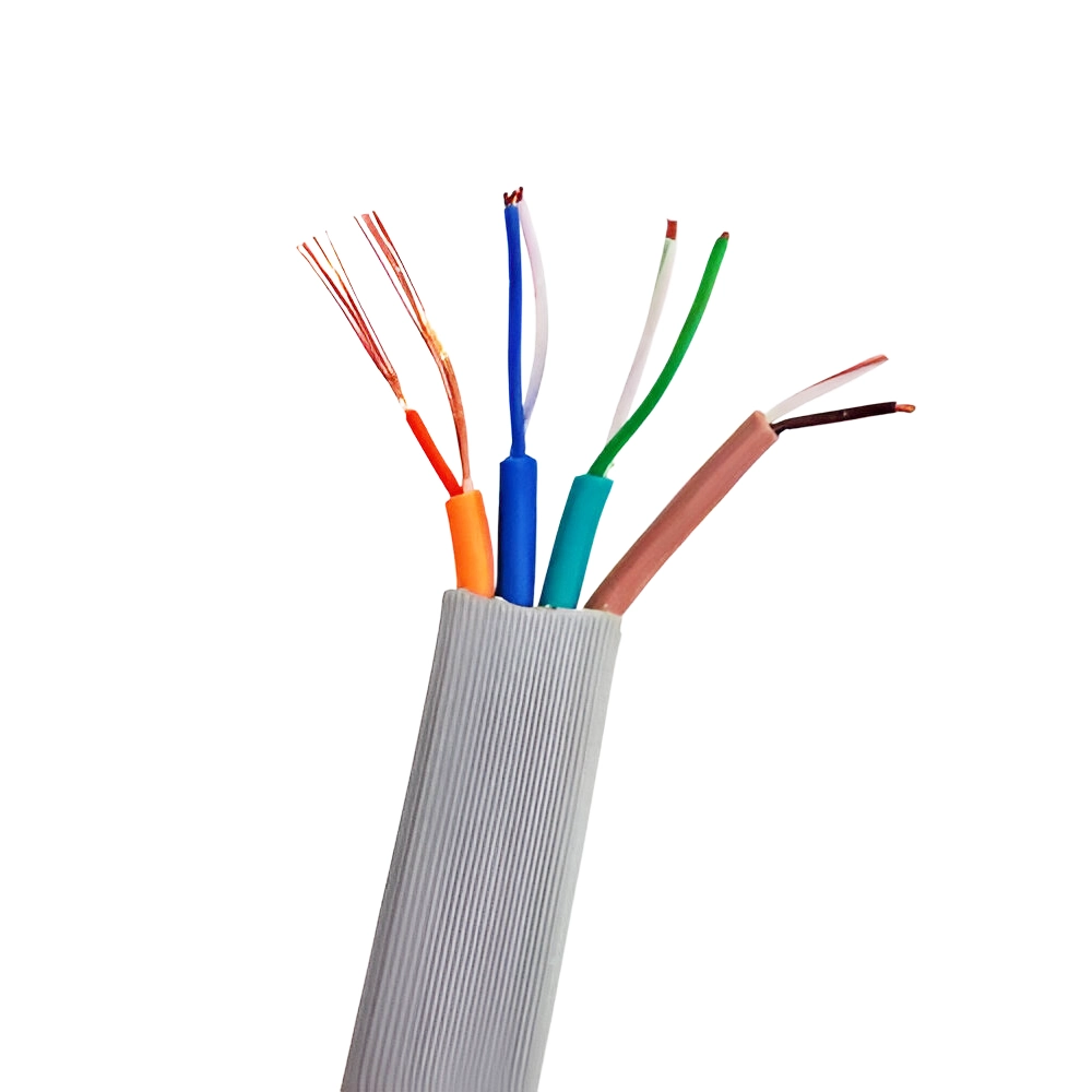 Securelink CAT6 Lift Cable Copper Flat For CCTV 45m view 2